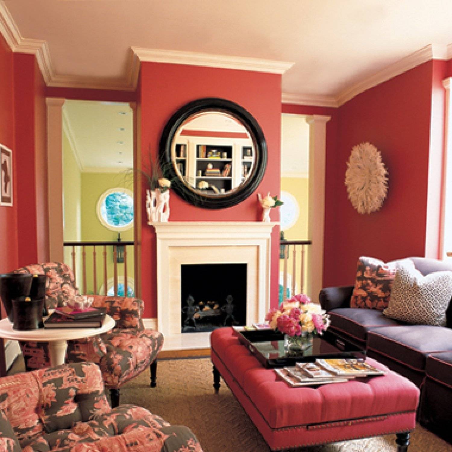 Розовый цвет в интерьере гостиной: удачные оттенки и сочетания (35 фото)