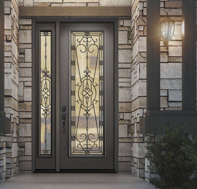 Современная входная металлическая дверь в дом. от выбора дизайна до отделки + 175 фото