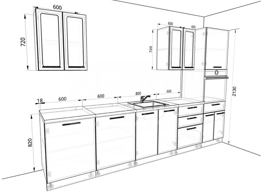 Высота столешницы на кухне от пола: стандарт | онлайн-журнал о ремонте и дизайне