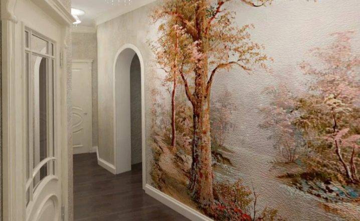 Фрески в интерьере - оформляем стены гостиной, кухни +62 фото