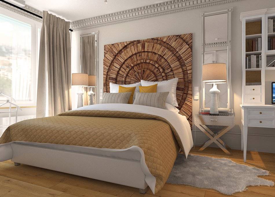 Современный дизайн небольшой спальни