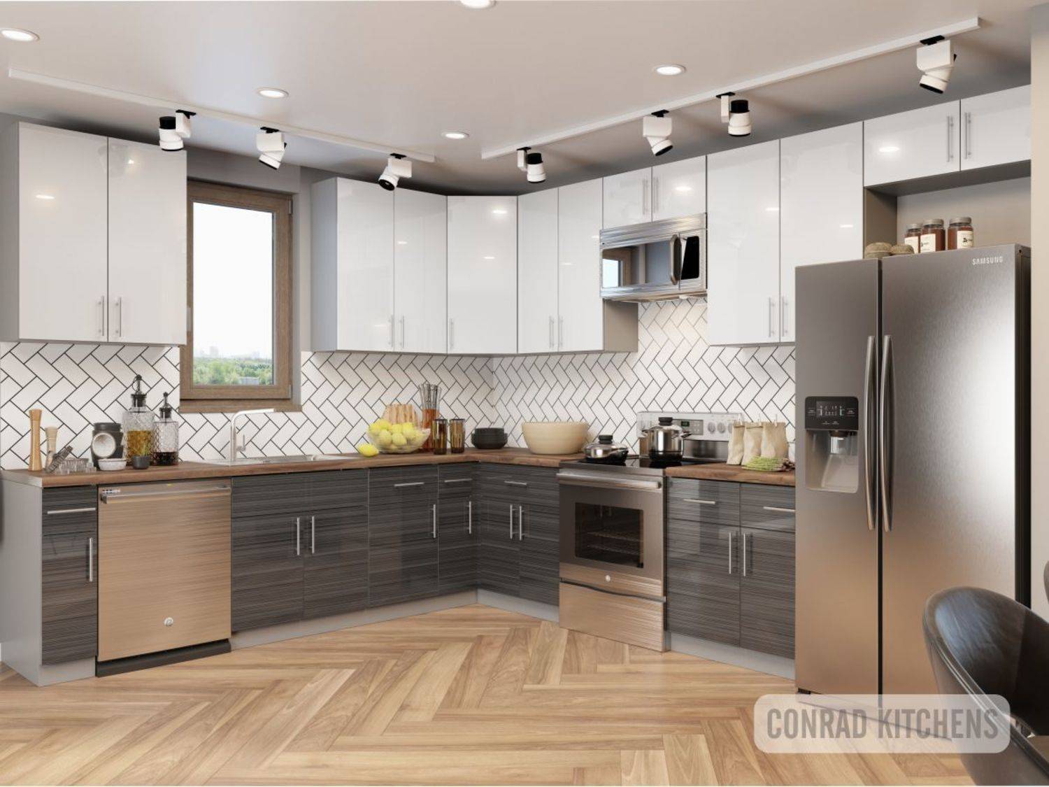 Дизайн кухни цвета зебрано: 80+ реальных фото интерьеров