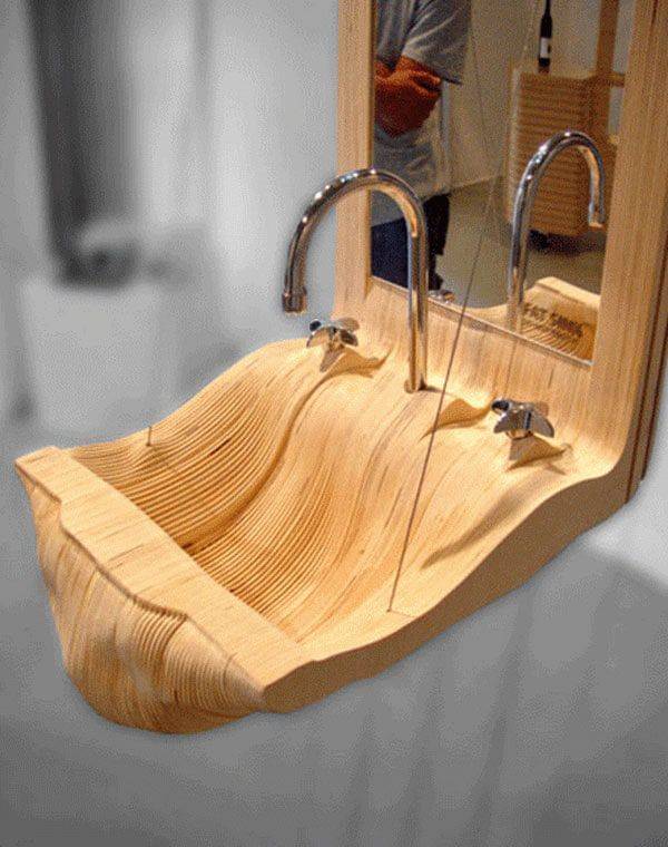 Дизайн ванной под дерево: 75 фото идей - domwine