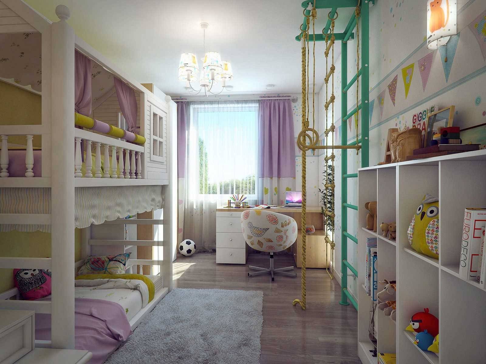 Дизайн детской комнаты 12 кв м для мальчика (20 фото) - варианты интерьера