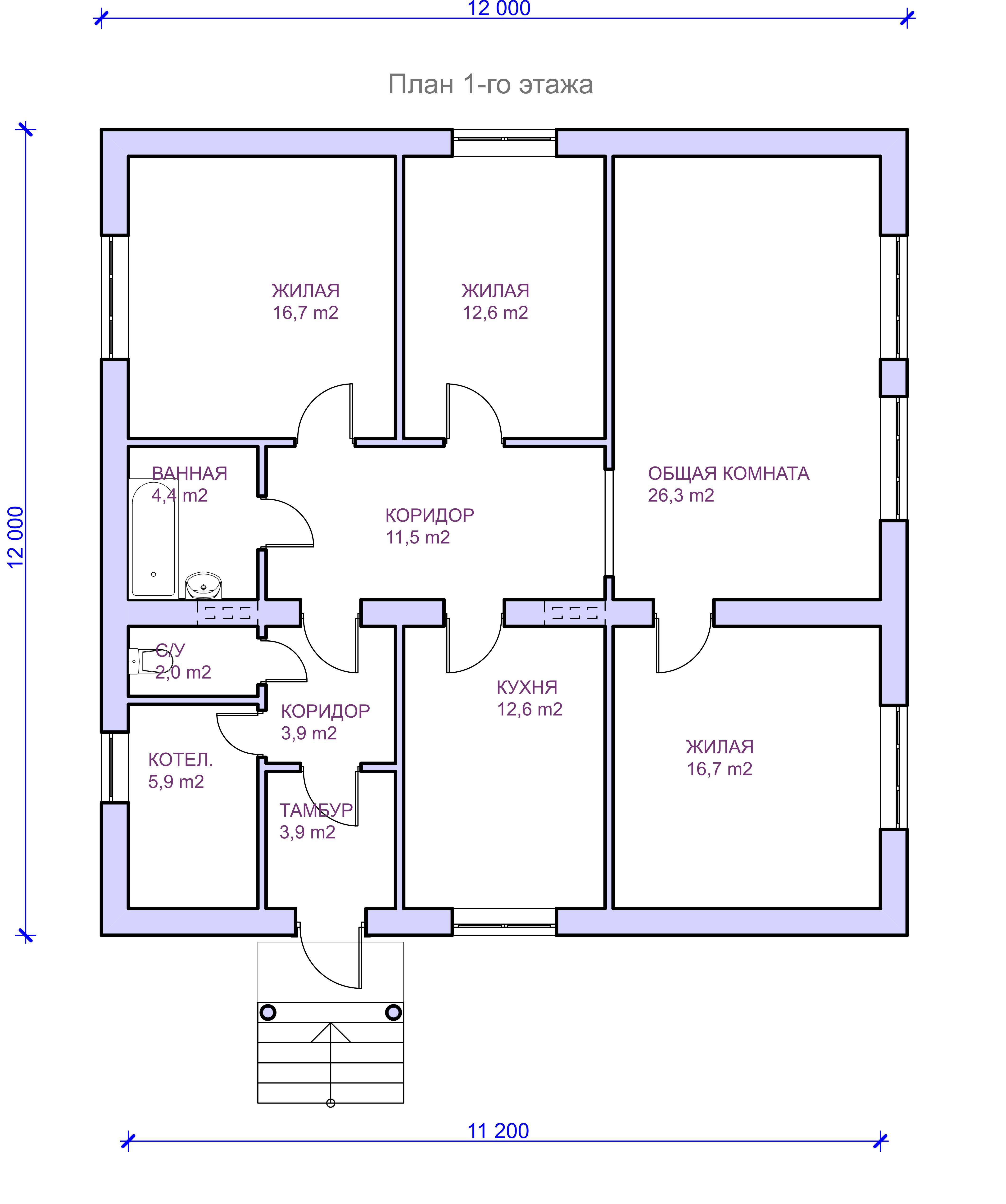 План дома 10 на 10 двухэтажный - 30 вариантов + советы эксперта!