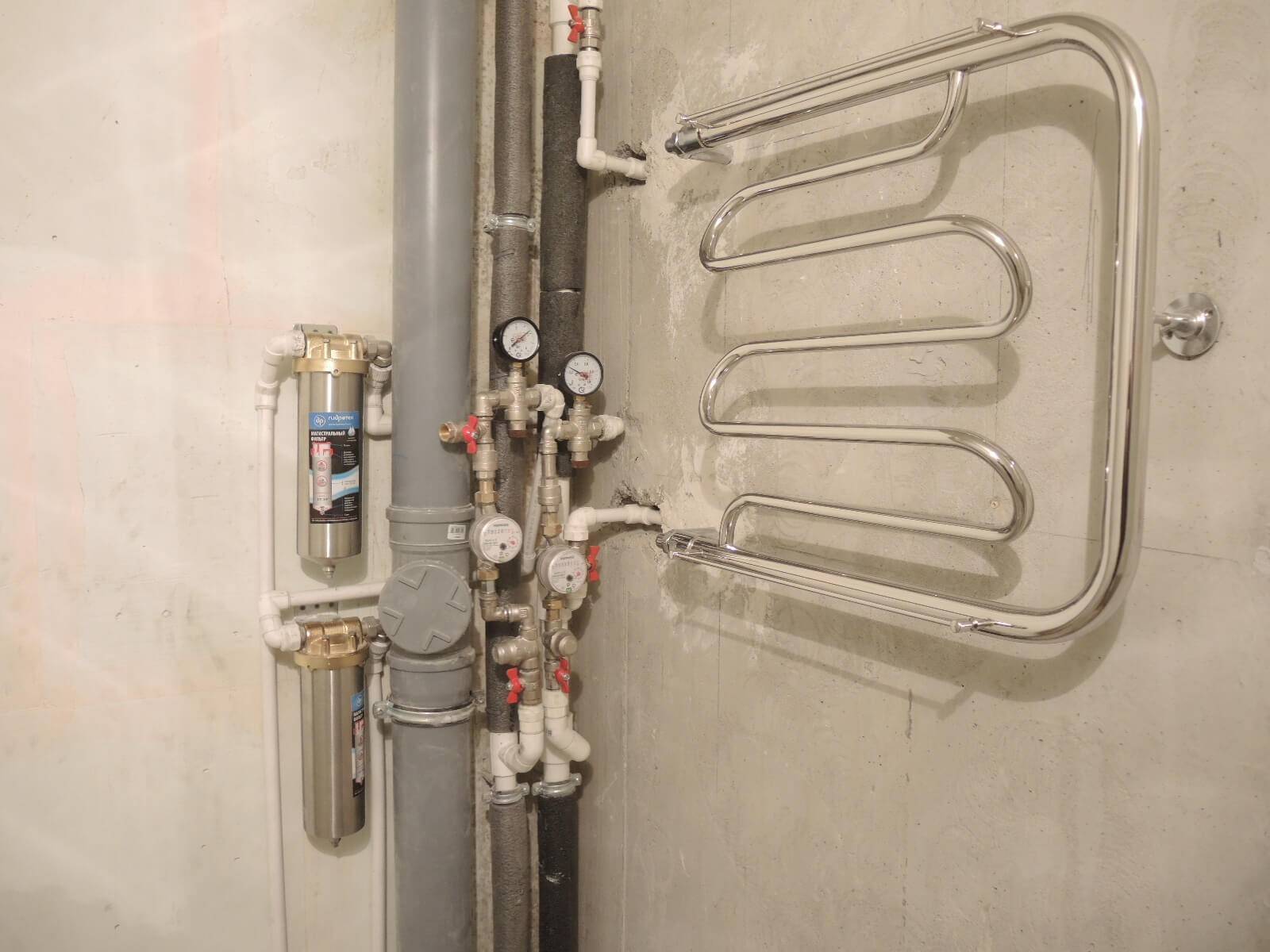 Как подключить полотенцесушитель к двухтрубной системе отопления?