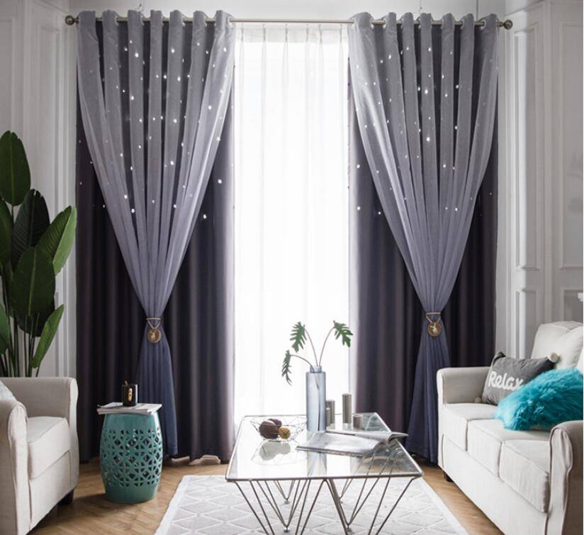 Стильные серые шторы в интерьере комнаты: идеи оформления, 70+ фото