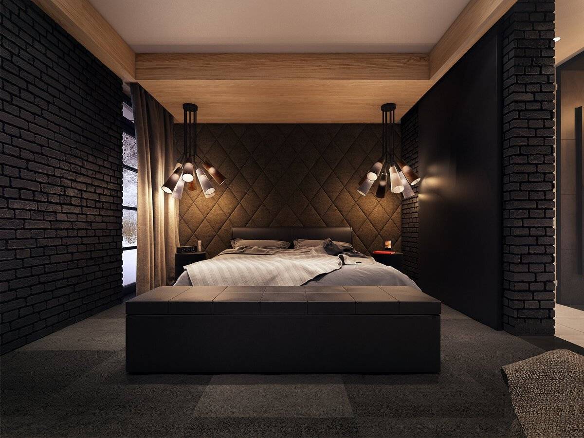 Правила оформления дизайна спальни в черно-белых тонах и стилевые особенности
