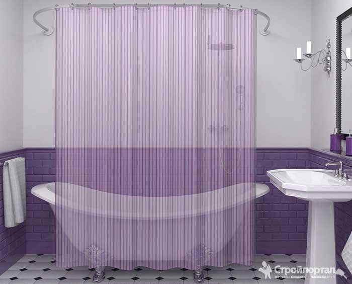 Шторки в ванную комнату: 175+ выбора для вашего дизайна (тканевые, пластиковые, стеклянные)