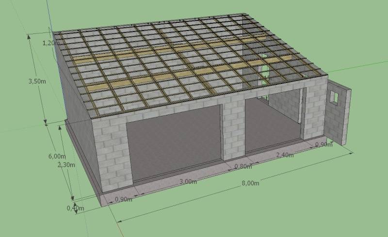 Как правильно строить гараж из блоков?