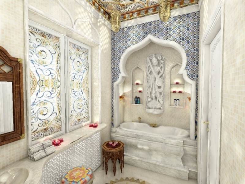 Дизайн ванной комнаты с ванной и стиральной машиной: фото интерьера маленького помещения