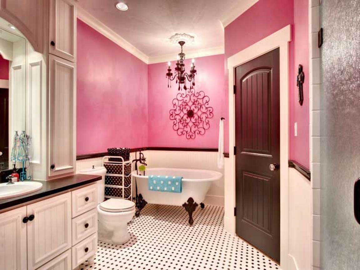 Дизайн ванной комнаты в розовых тонах, 20+ идеи романтической ванной
