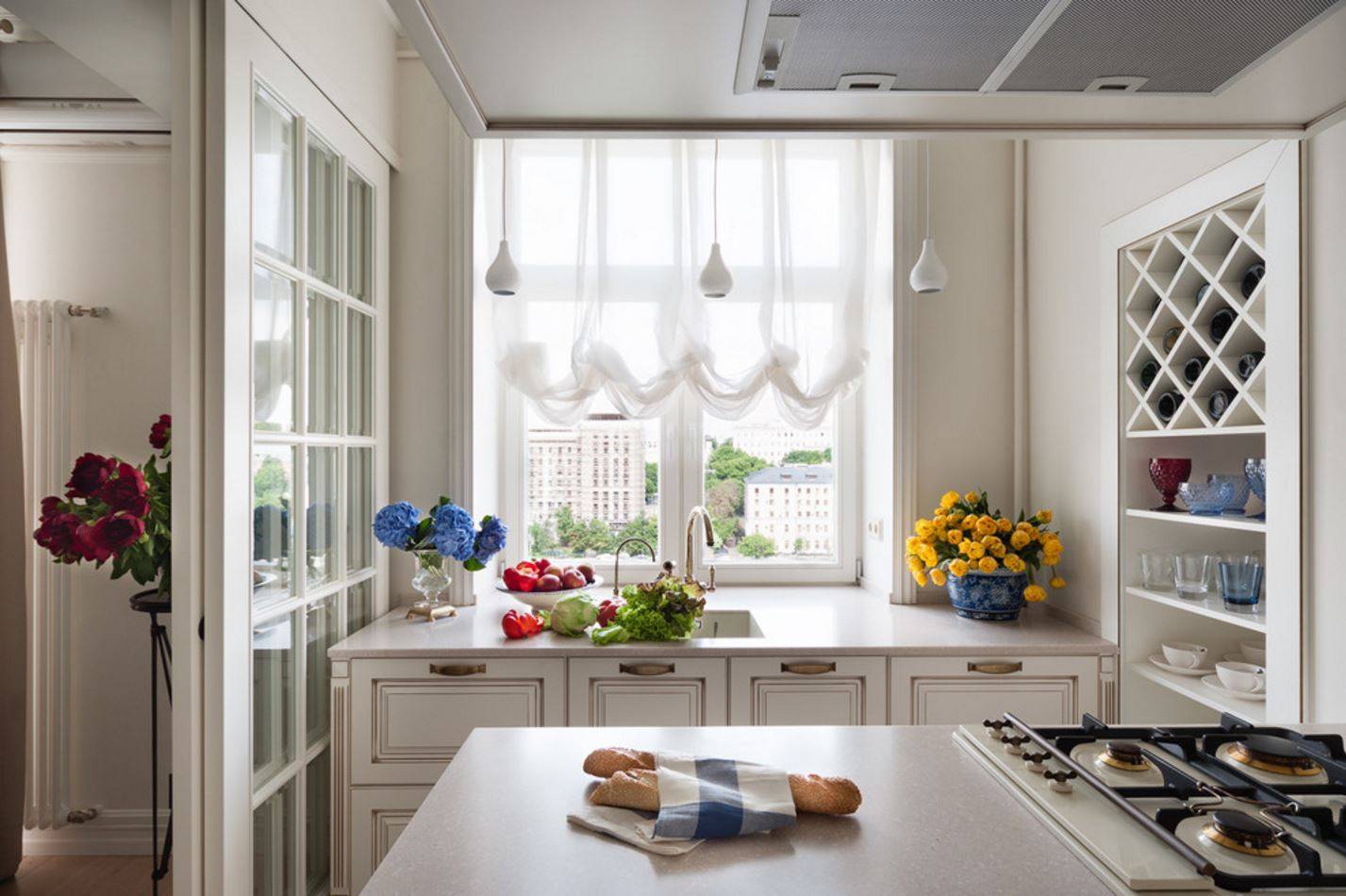 Дизайн кухни с балконом: 75 фото интерьеров, как объединить, красивые идеи