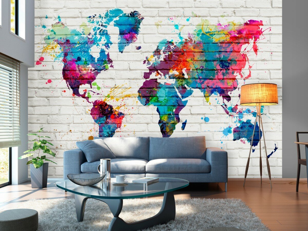 Декоративная штукатурка карта мира: все о материале и технологии нанесения