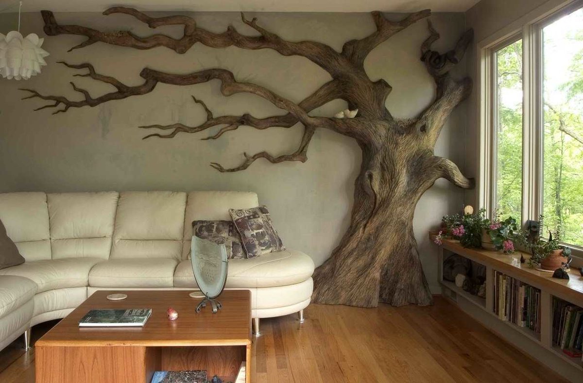 2021 ᐈ ???? (+100 фото) декор из дерева в дизайне интерьера