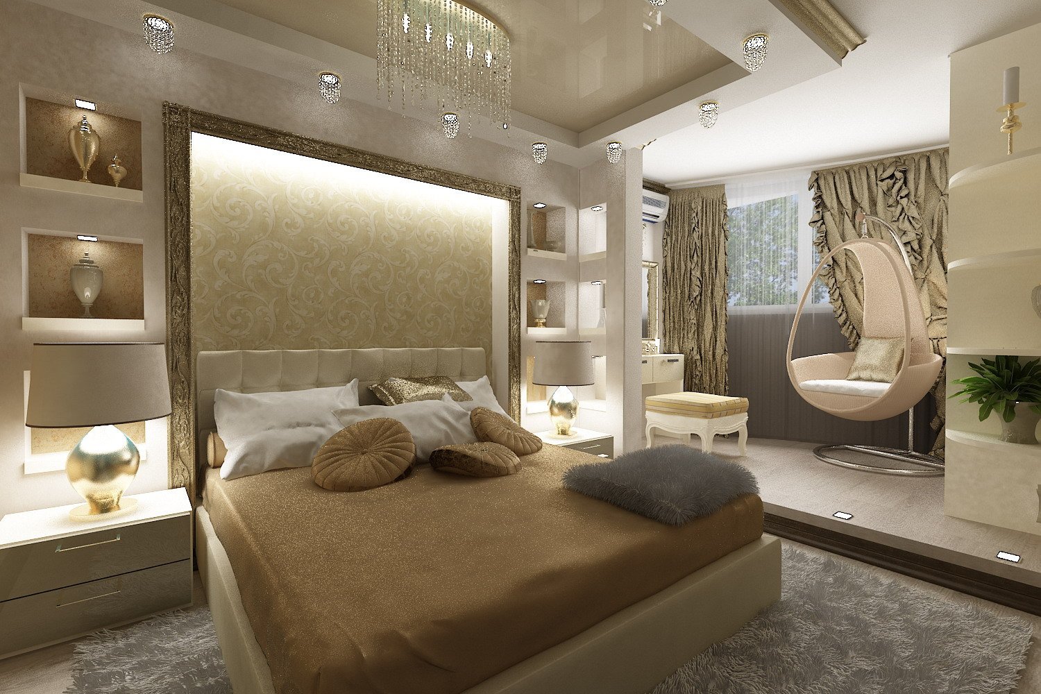 Дизайн спальни 18 кв. м. с рекомендациями стиля и декорирования