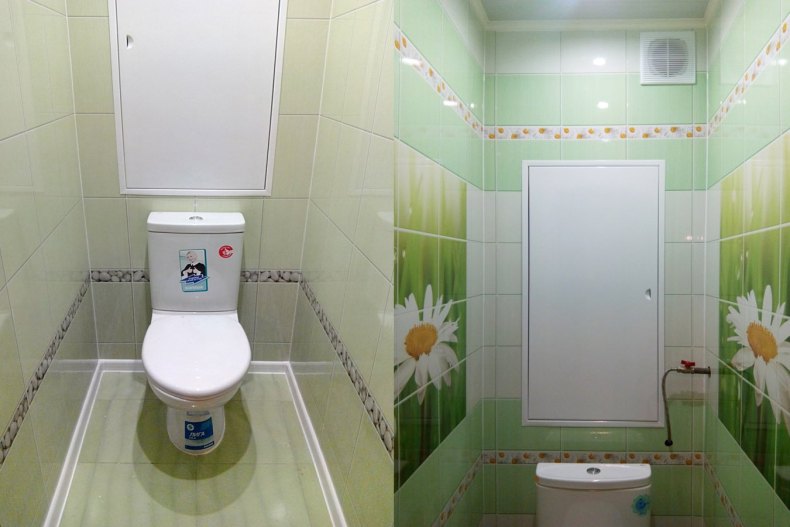 Фото отделки туалета пластиковыми панелями: идеи дизайна