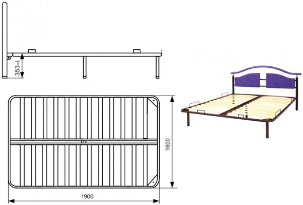 Двуспальная кровать своими руками, как сделать прочную конструкцию
