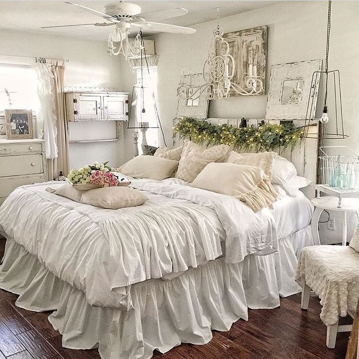 Спальня в стиле шебби шик – фото и рекомендации!