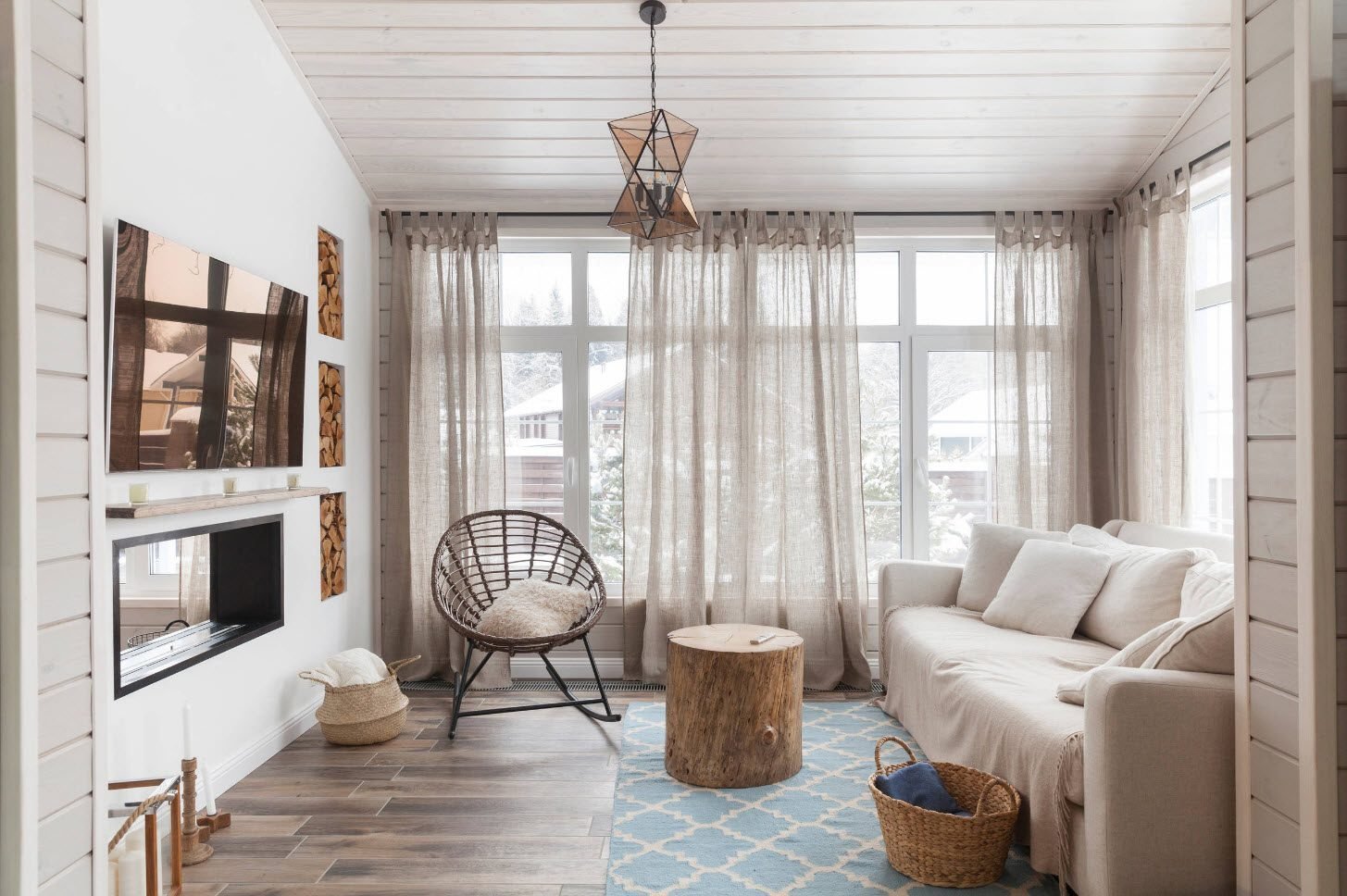 Лаконичный интерьер дома в скандинавском стиле