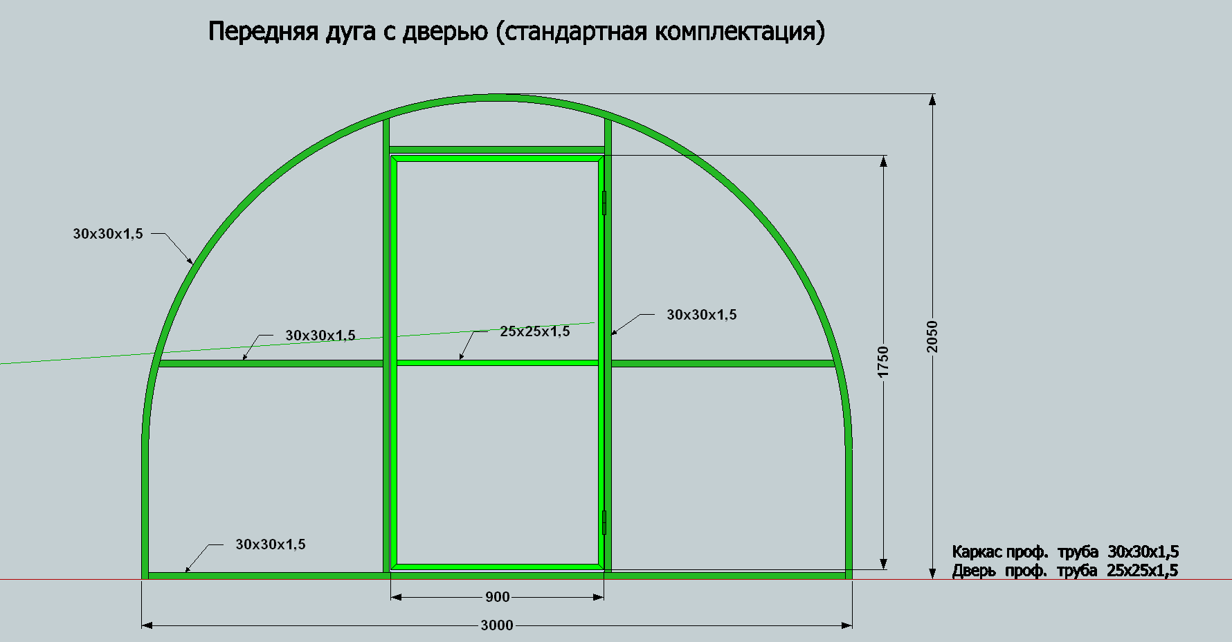 Размеры теплиц из поликарбоната: ширина парников, оптимальная длина, фото