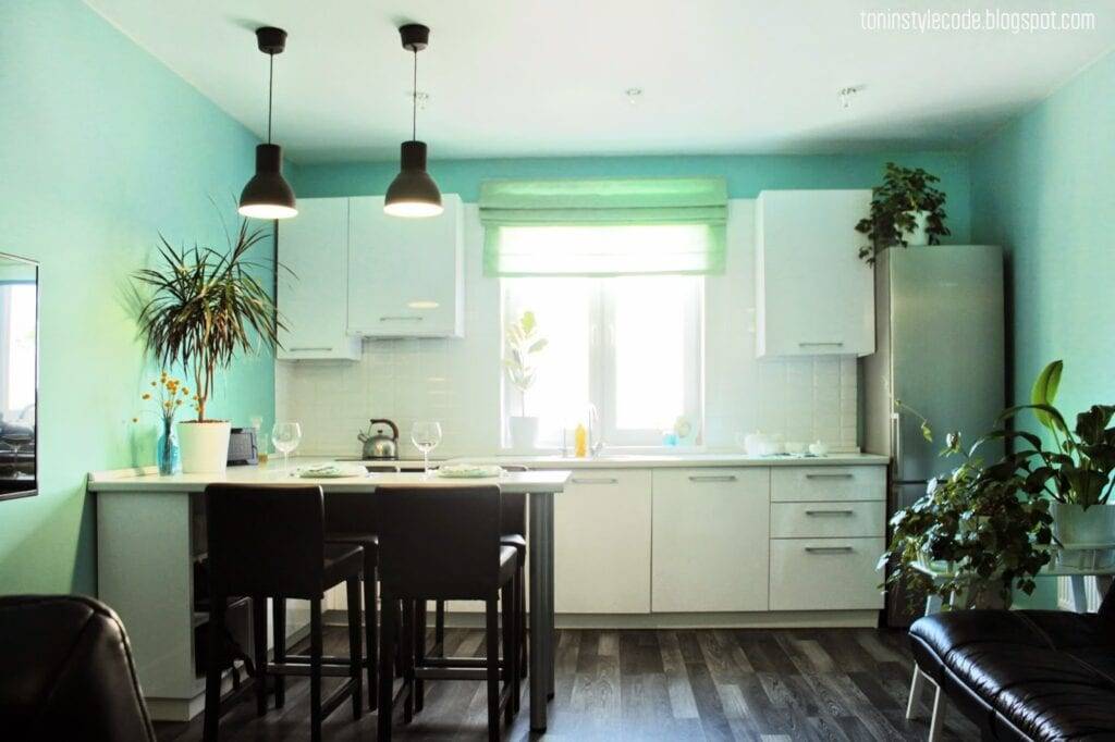 Варианты применения мятного цвета в интерьере квартиры и загородного дома