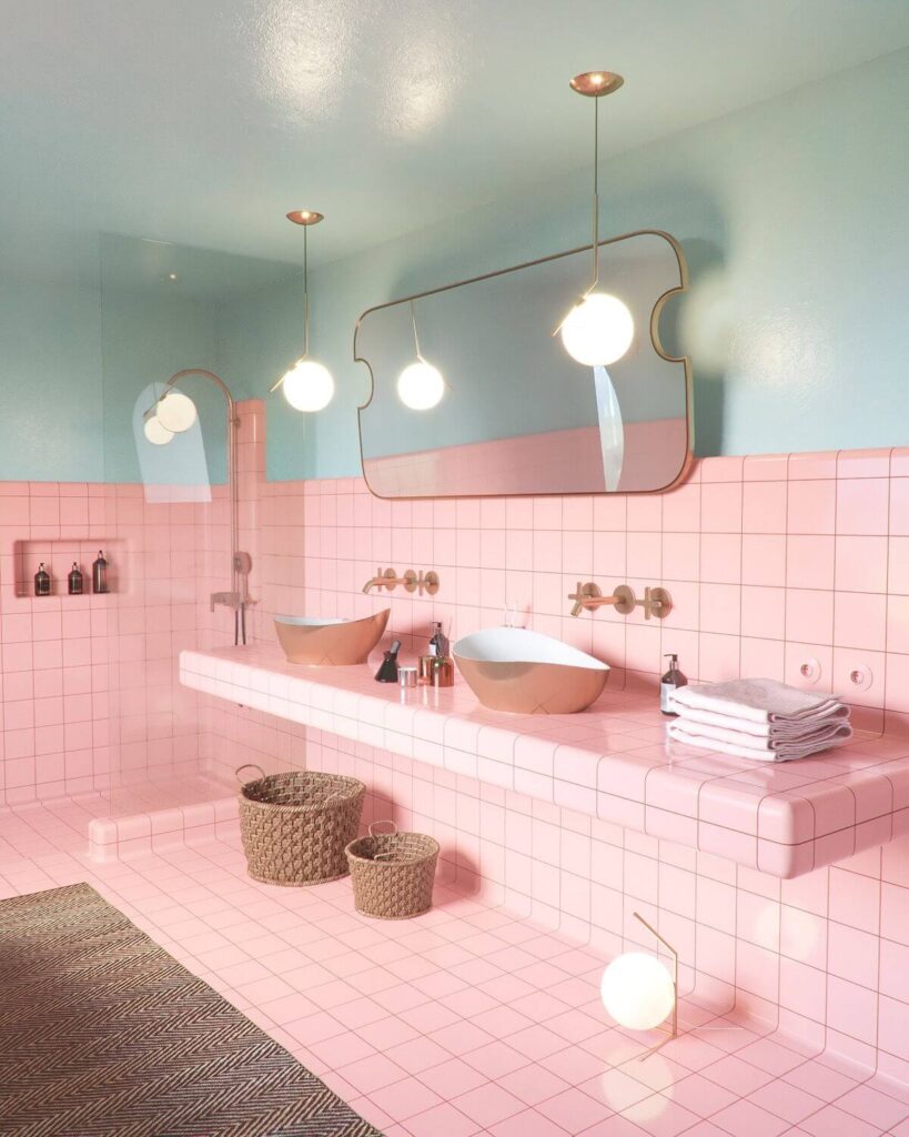 (+77 фото) таблица сочетания цветов в интерьере ванной комнаты фото