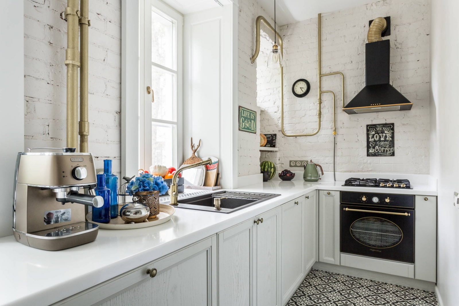 Как спрятать газовый котел на кухне на стене: идеи дизайна