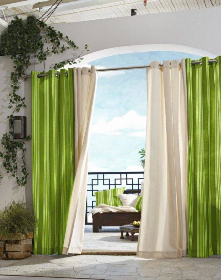 Создание уютного интерьера с помощью штор зеленого цвета