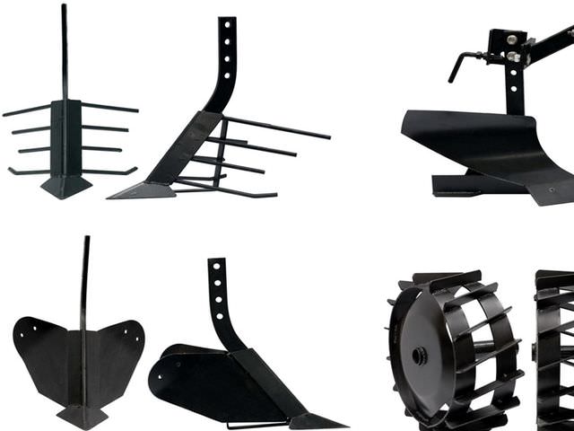 Навесное оборудование для мотоблока нева: насадка на окучник, тележка и навеска, сцепка и плуг для мб-2, противовес и утяжелители