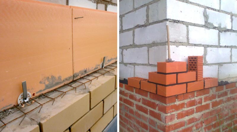 Строительство домов из газобетона и кирпича: облицовка блоков