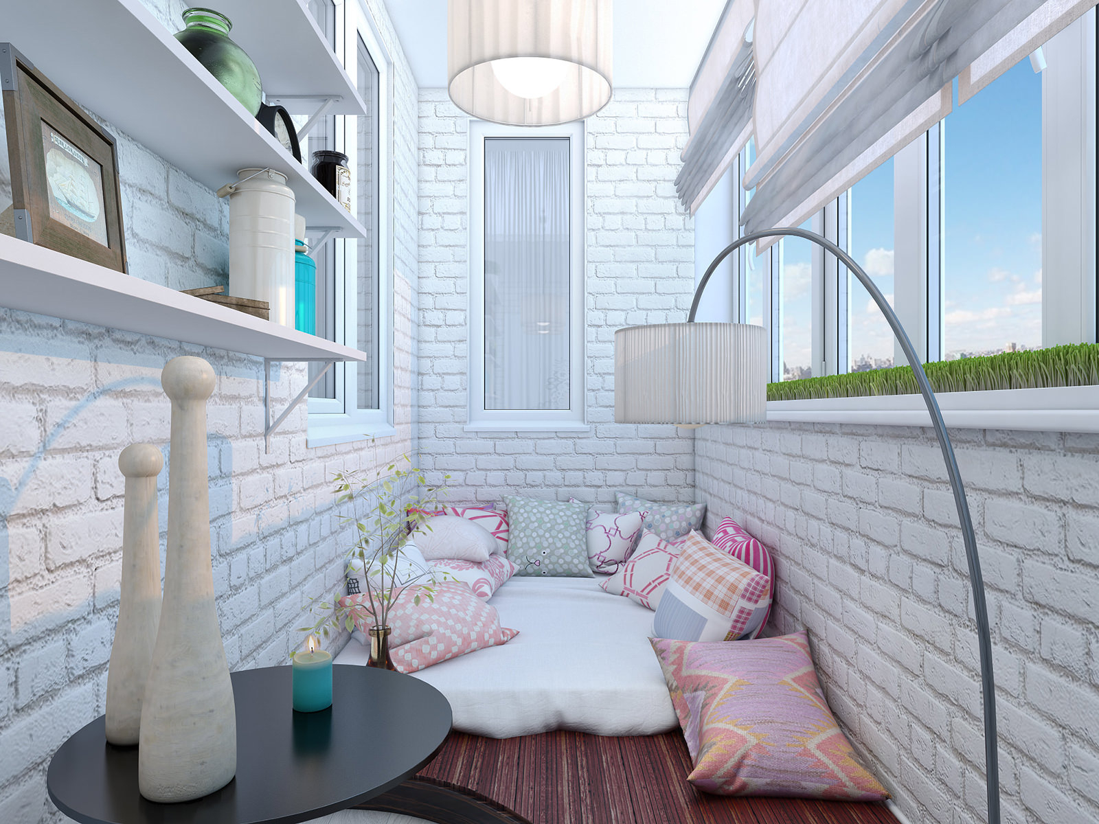Идеи дизайна маленького балкона и лоджии - hekon.ru