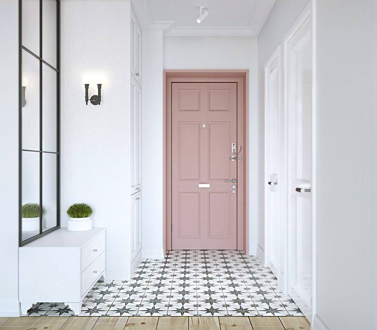 80+ белые межкомнатные и входные двери в интерьере, примеры дизайна