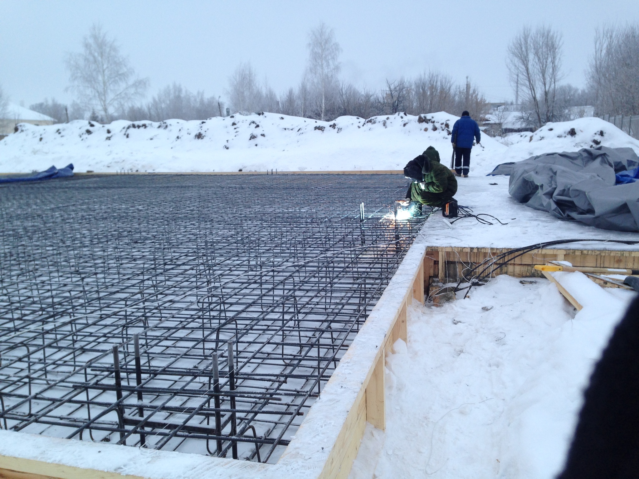 Прогрев бетона в зимнее время: основные способы
