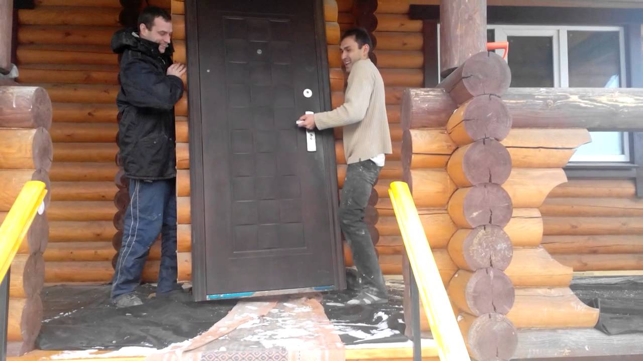 Установка дверей в деревянном доме своими руками