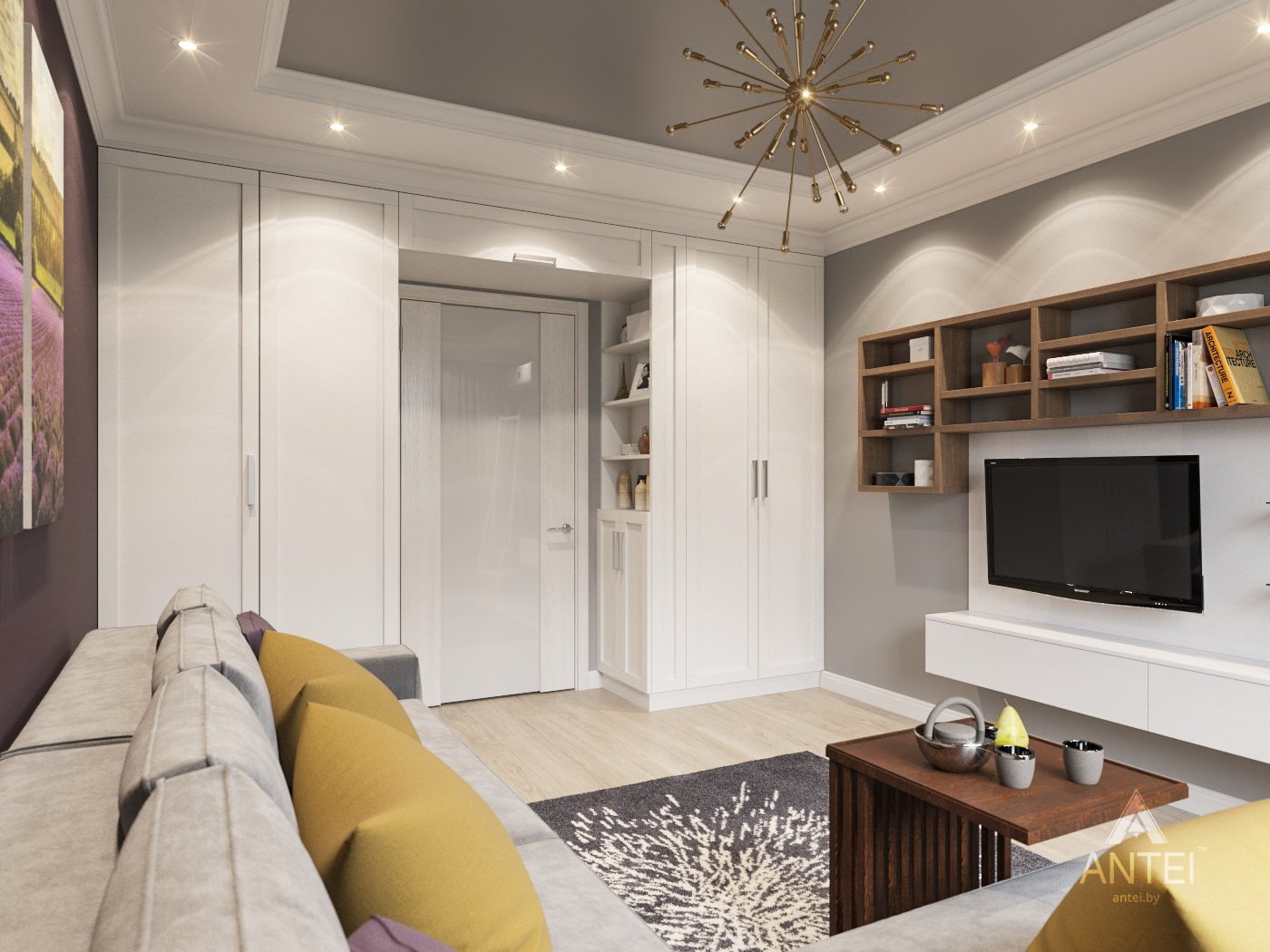 Совершенствуем дизайн зала квартиры в панельном доме: 3 особенности