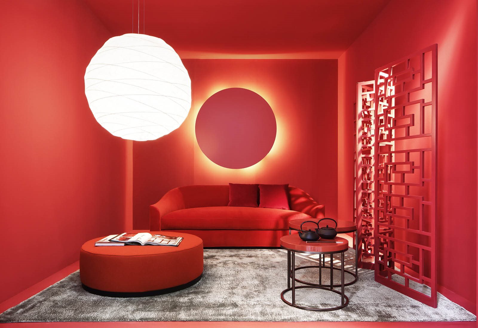 Красные обои в интерьере - 99 фото лучших идей яркого дизайна