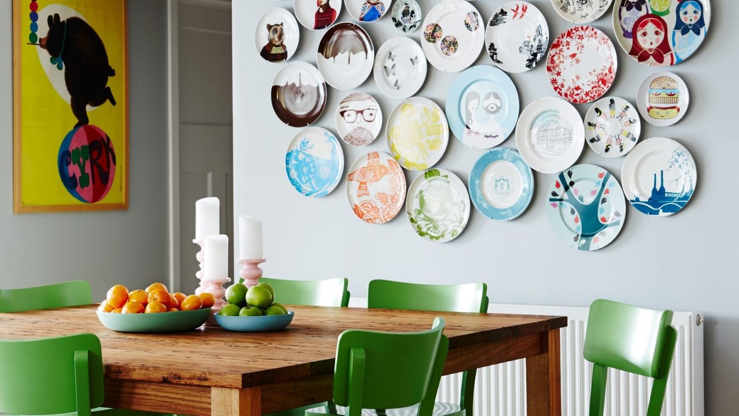 Декоративные тарелки на стену: роспись своими руками в стиле прованс и хохлома