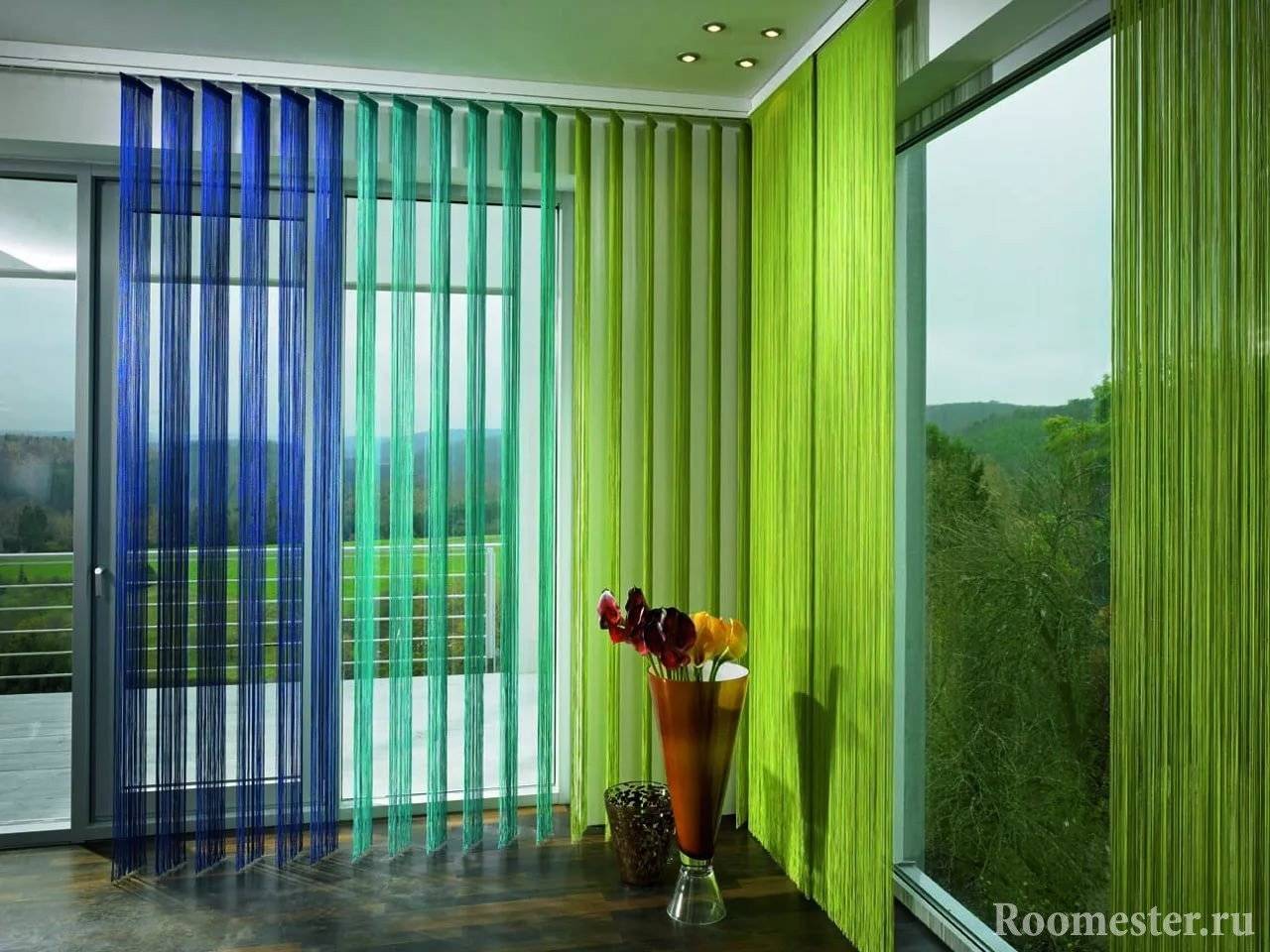 Двухцветные шторы – комбинируем дизайн с умом! (110 фото-идей)