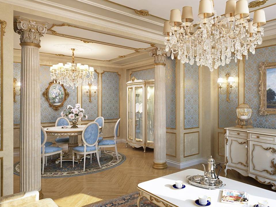 Дворцовые интерьеры квартиры – 21 фото дворцового стиля в дизайне
