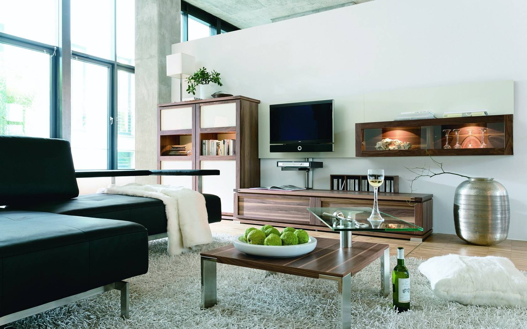 Мебель для гостиной в современном стиле: фото красивых примеров