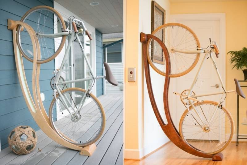 Хранение велосипедов в квартире: места и идеи с фото