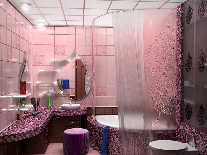 Красная ванная, особенности оформления яркого интерьера, выбираем гармоничные цветовые сочетания для разных стилей - 30 фото
