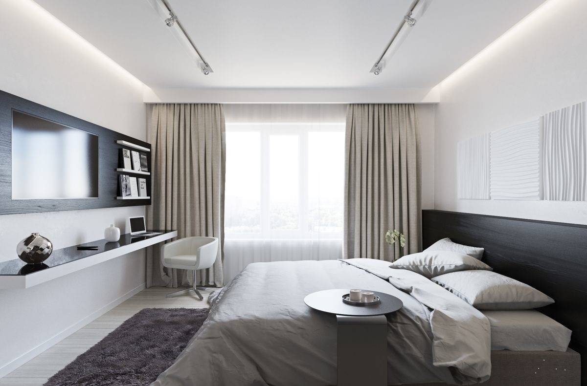Спальня-гостиная 20 кв. м: дизайн, зонирование совмещенных помещений в одной комнате, интерьер, перегородки, проекты