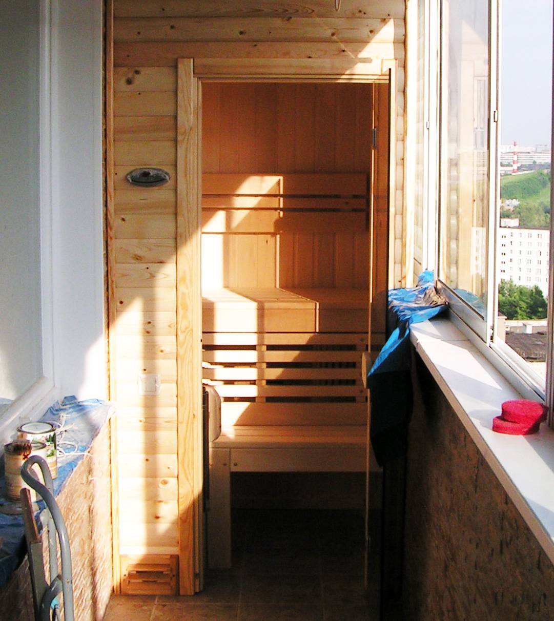 Сауна в квартире в ванной комнате или на балконе своими руками: шаг за шагом, фото + видео