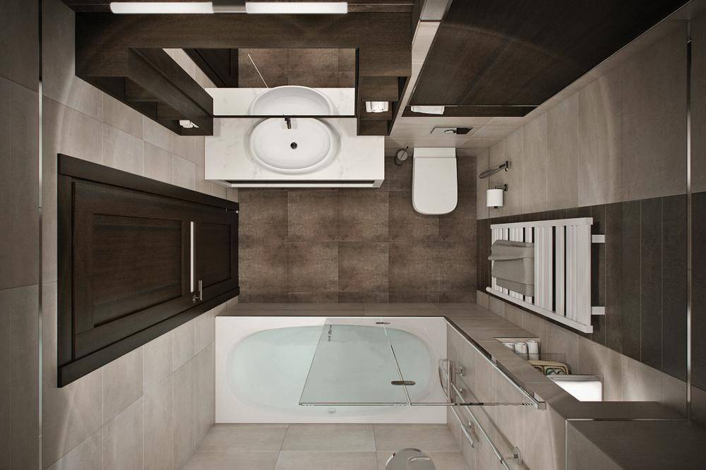Дизайн ванной комнаты 6 кв м с туалетом +50 фото
