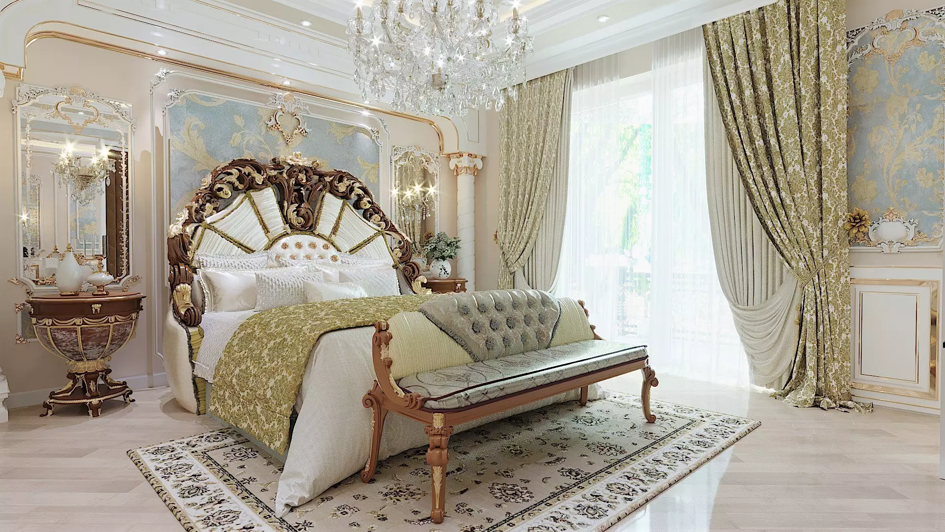 Стиль барокко в интерьере квартиры: особенности дизайна, отделка, мебель и декор