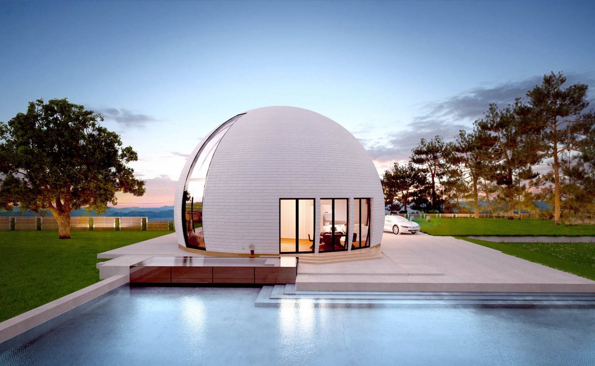 Купольные дома: фото идеи дизайна и красивые проекты в современном стиле