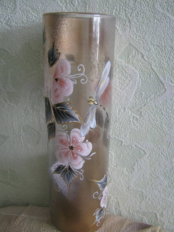 Декупаж вазы: 90 фото оформления разных видов старых ваз