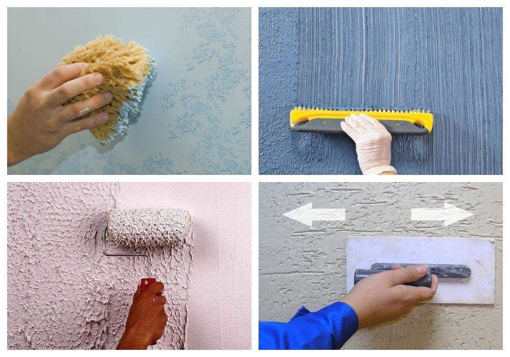 Как сделать декоративную штукатурку своими руками для внутренней отделки стен из обычной шпаклевки